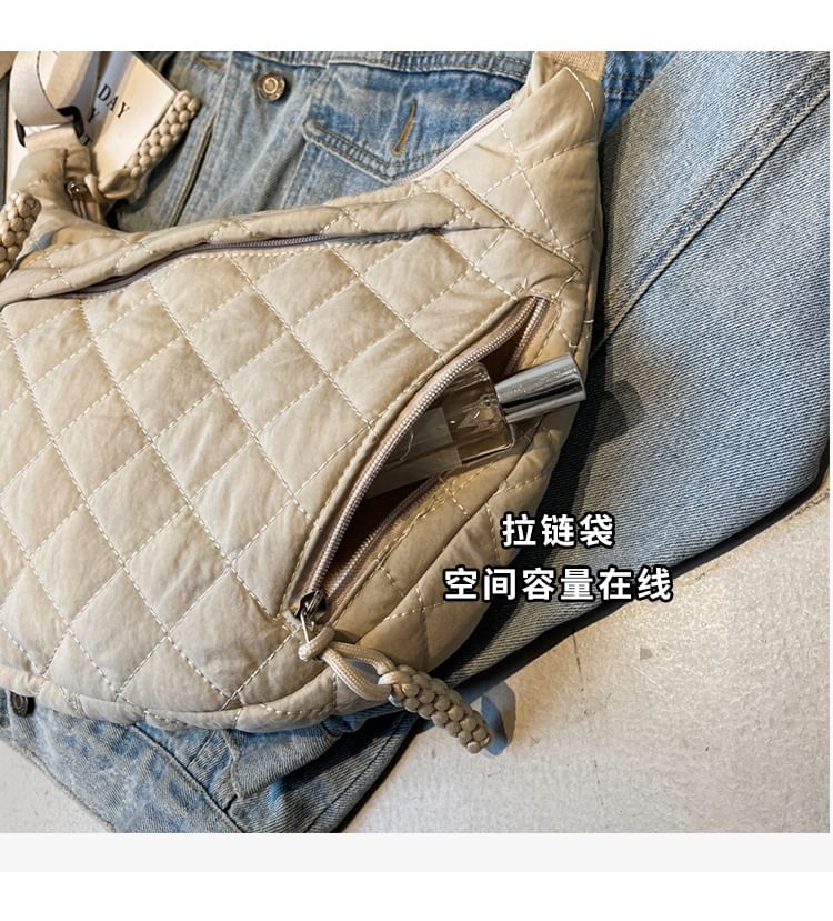 Plain Crossbody Quilted Bag