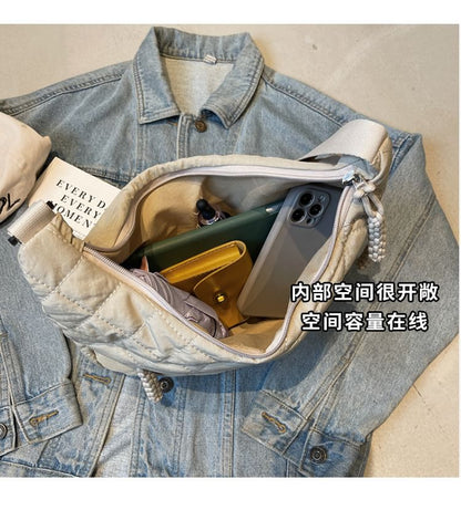 Plain Crossbody Quilted Bag