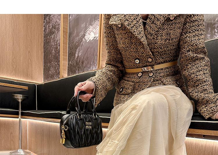 Pumps Brogue Heel Accent Panel Print Bow Leopard Low Faux Leather