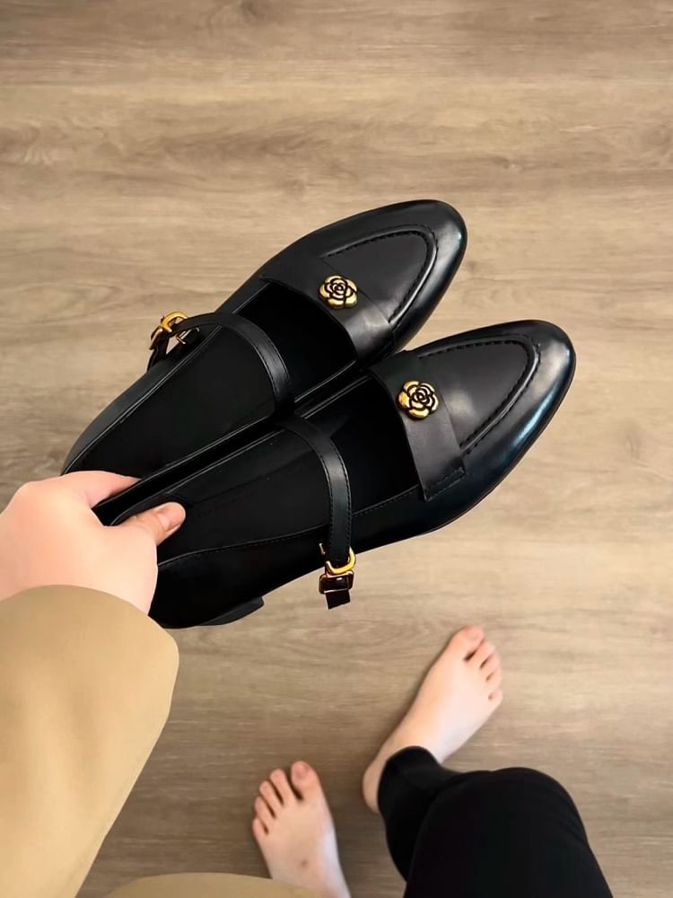 Heel Mary Block Jane Pumps