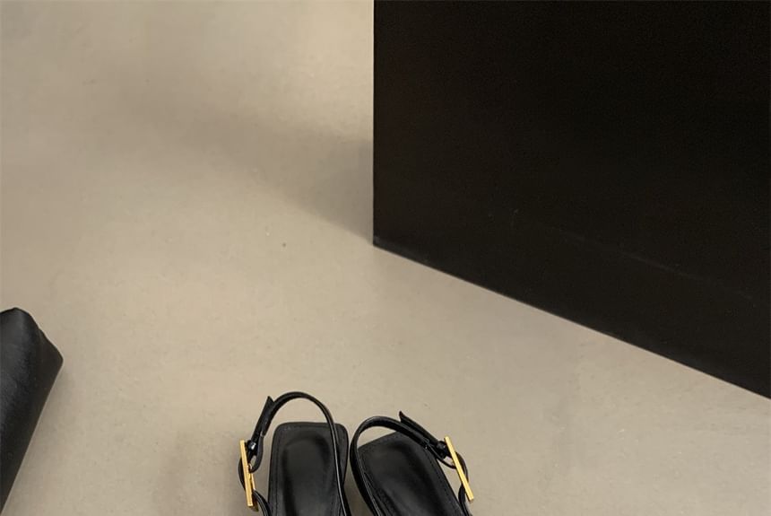 Heel Pointed Pumps Toe Slingback Kitten