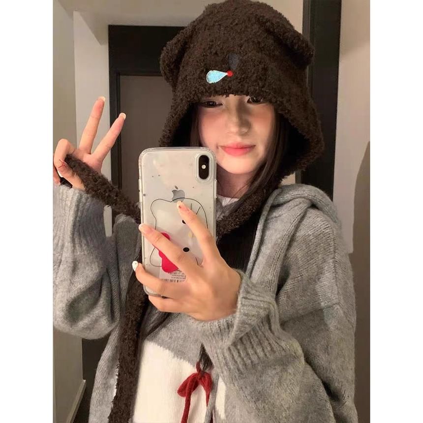 Koala Bonnet Knit Hat