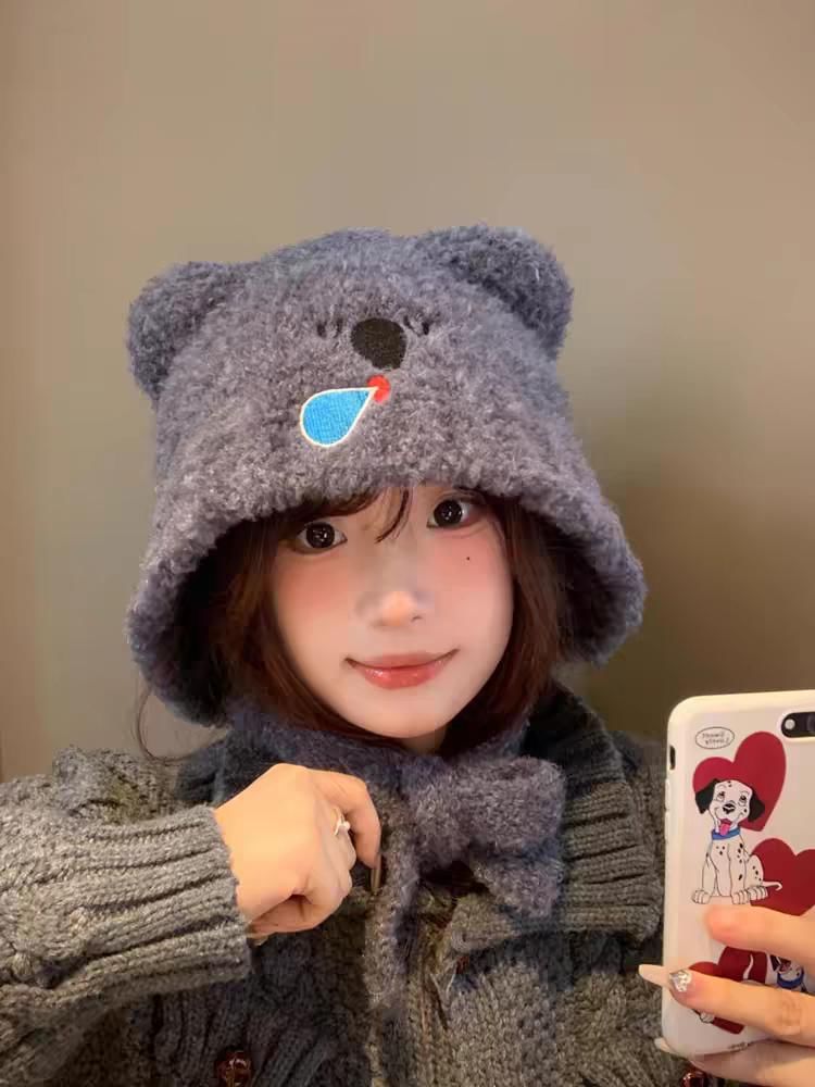 Koala Bonnet Knit Hat