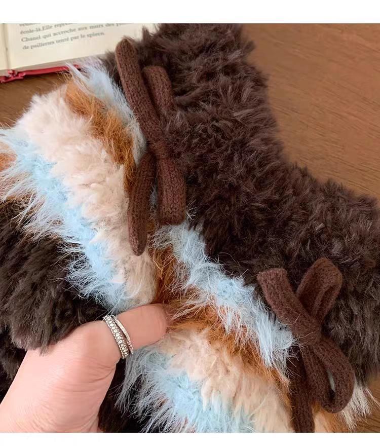 Beanie Bow Ear Cat Knit Fluffy