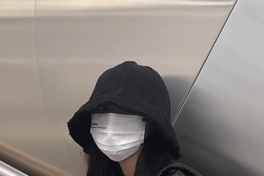 Bucket Frayed Hat Plain