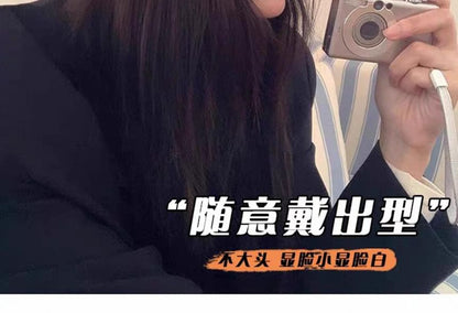 Knit Diamond Beanie Jacquard