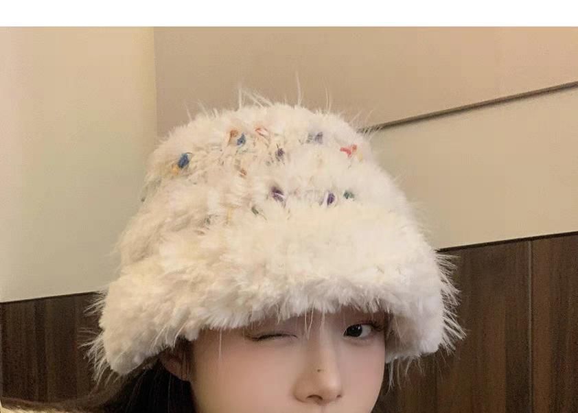 Bucket Hat Fluffy Knit