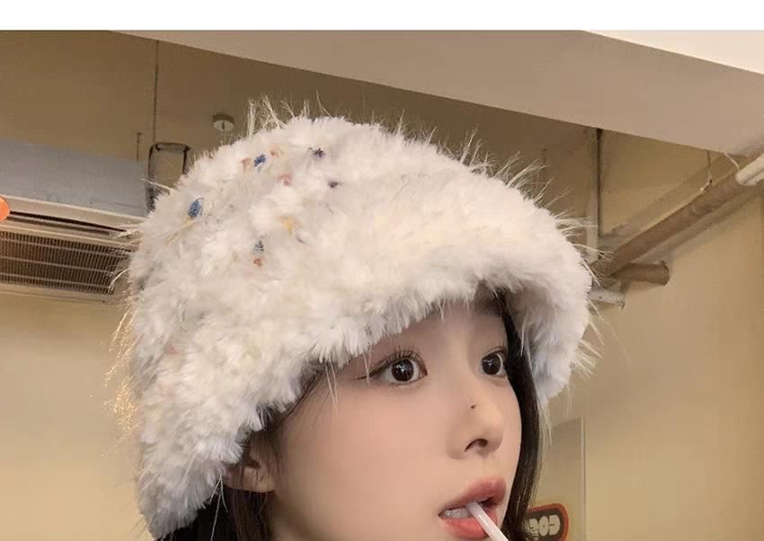 Bucket Hat Fluffy Knit