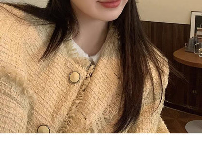 Bucket Hat Fluffy Knit