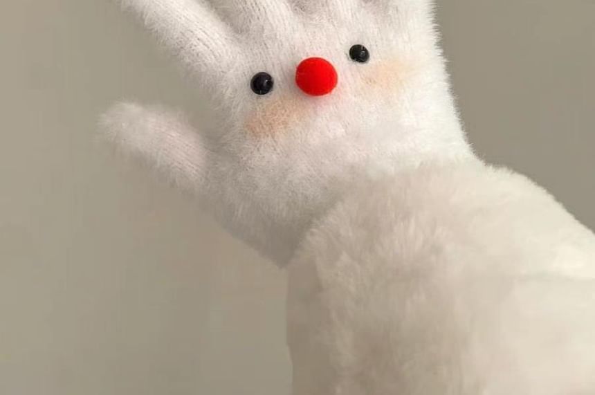 Gloves Fluffy Cartoon