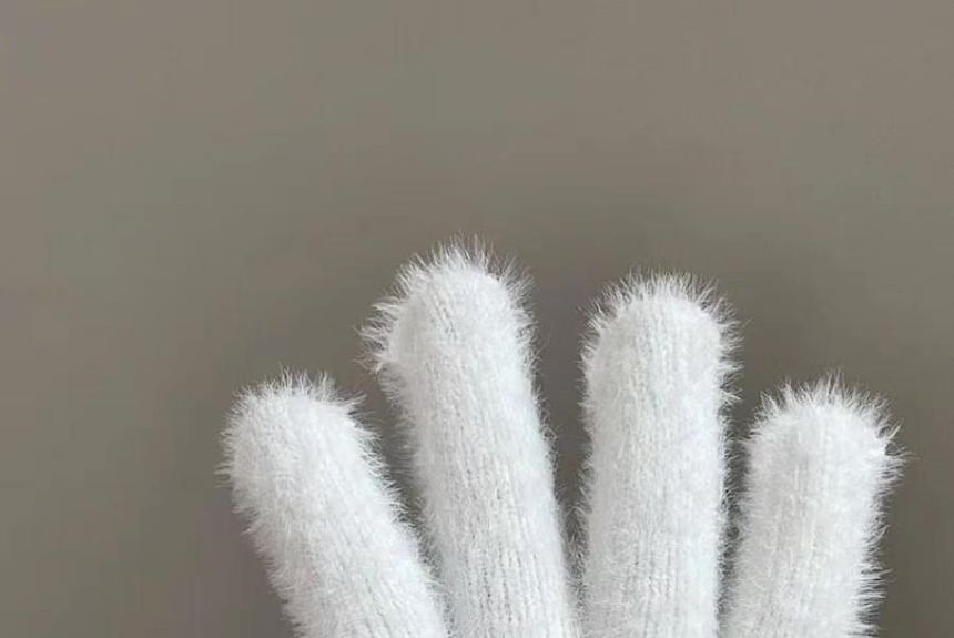 Gloves Fluffy Cartoon