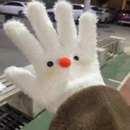 Gloves Fluffy Cartoon