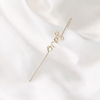 letter earring