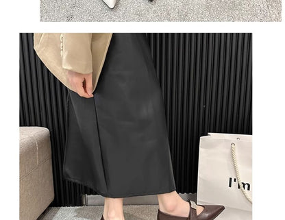 Buckled Heel Chunky Mary Shoes Pointy Jane