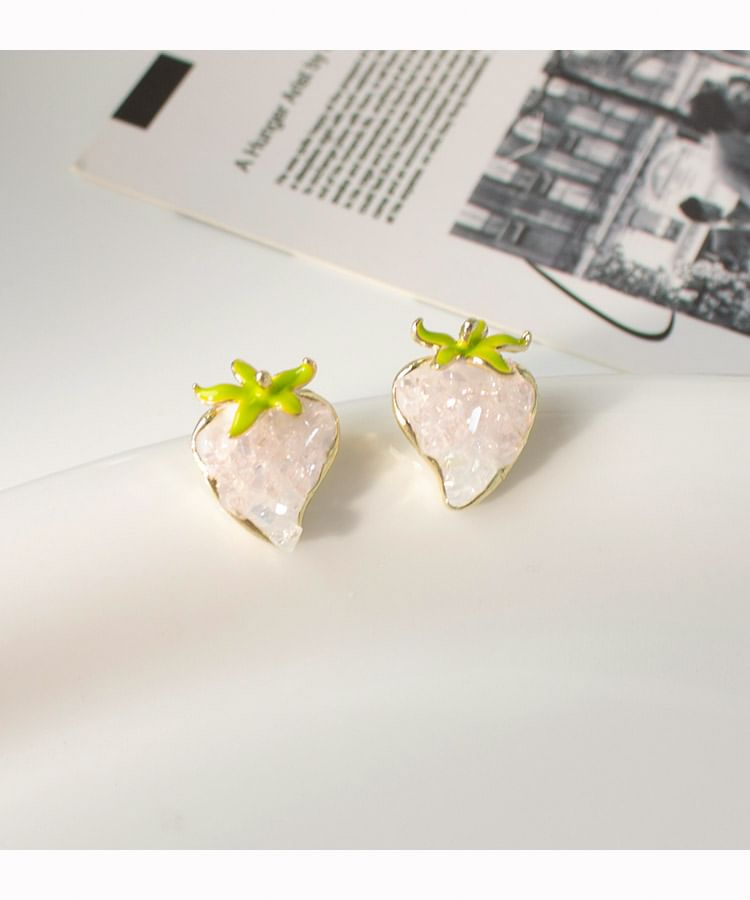 Strawberry Stud / Earring Clip-On