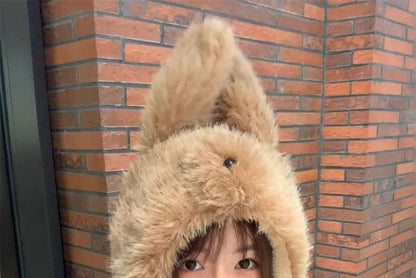 Hat Fluffy Ear Rabbit