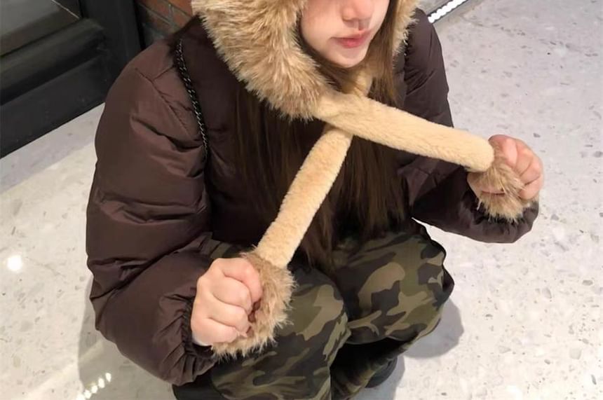 Hat Fluffy Ear Rabbit