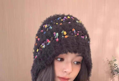 Beanie Tie-Up Melange