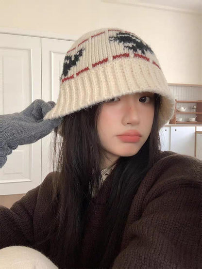 Beanie Ribbed Patterned