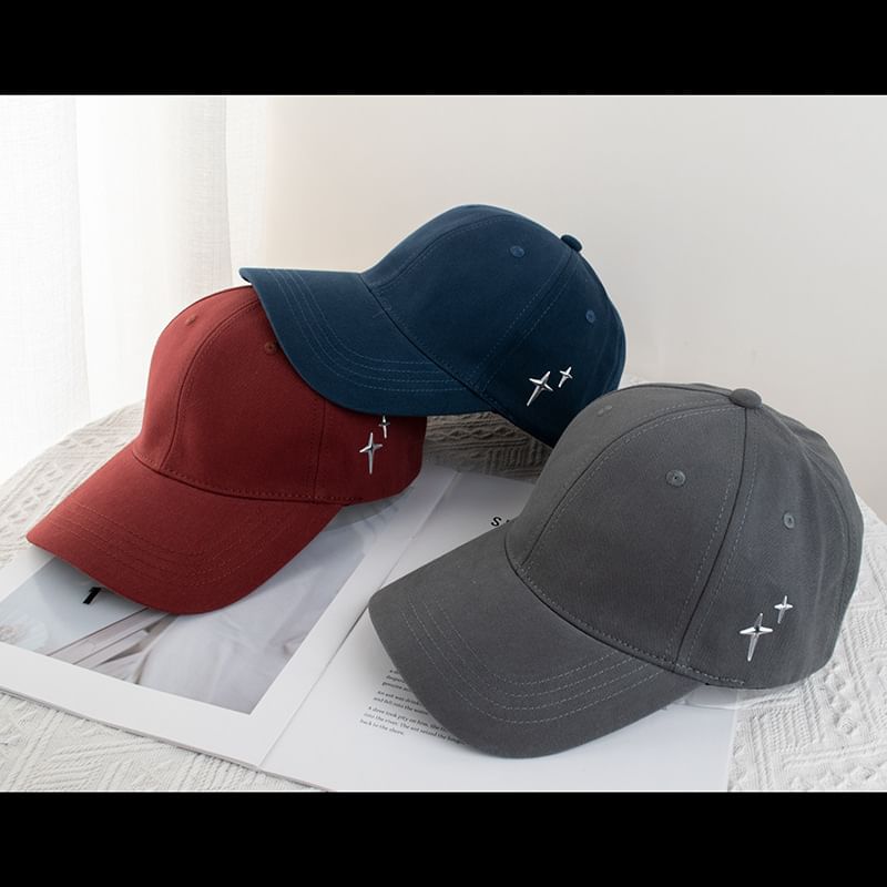 Cap Applique Baseball Star