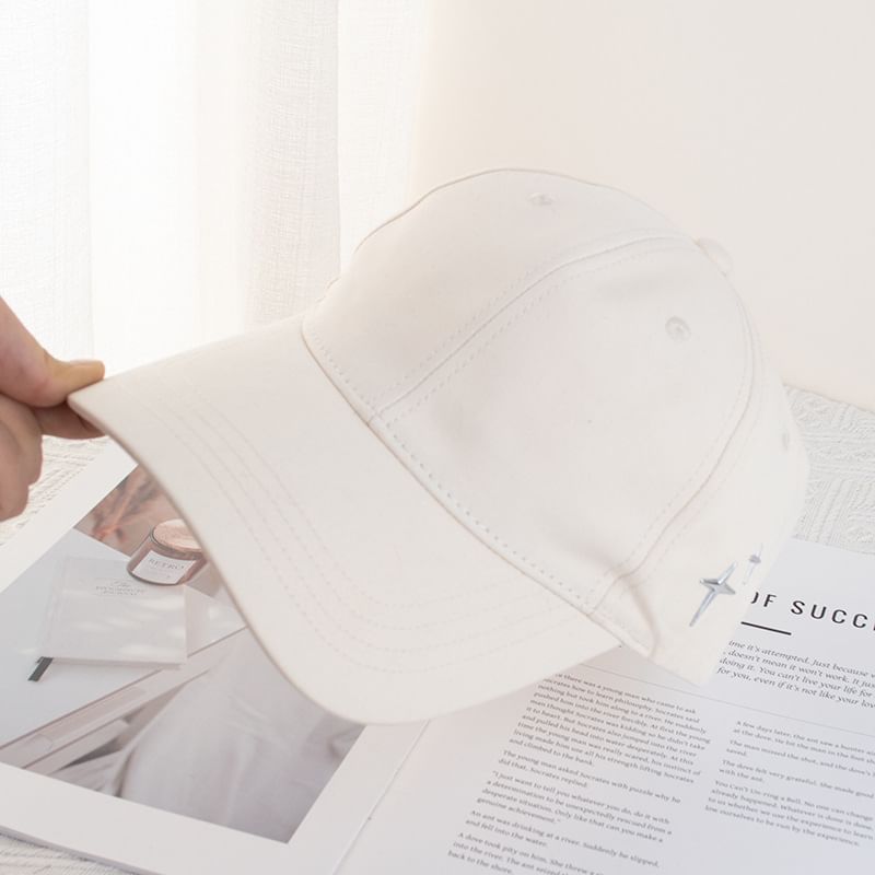 Cap Applique Baseball Star