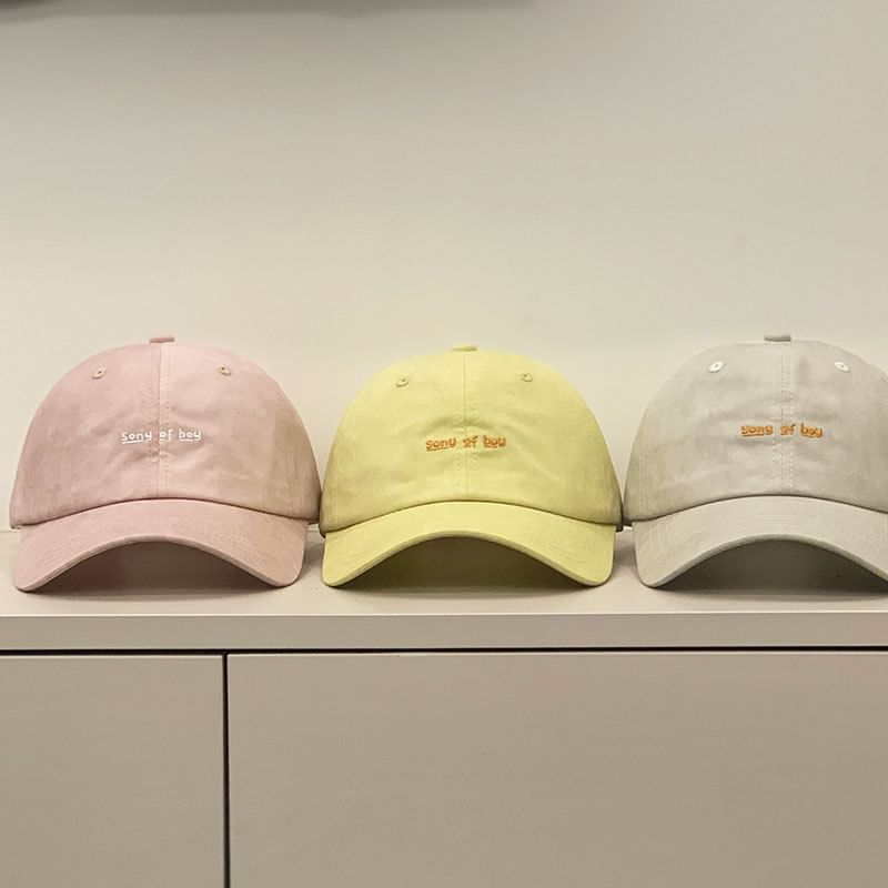Letter Cap Embroidered
