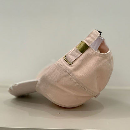 Embroidered Cap Distressed Letter