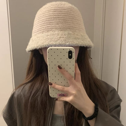 Panel Bucket Fluffy Hat