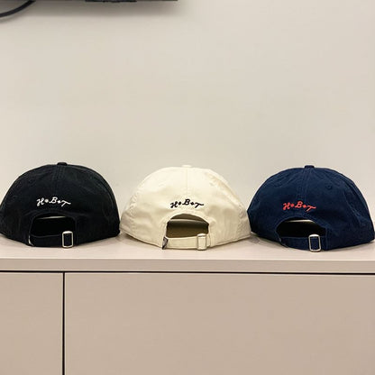 Cap Embroidered Letter