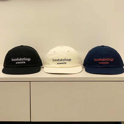 Cap Embroidered Letter
