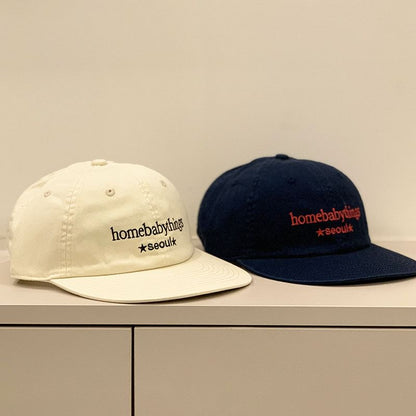 Cap Embroidered Letter