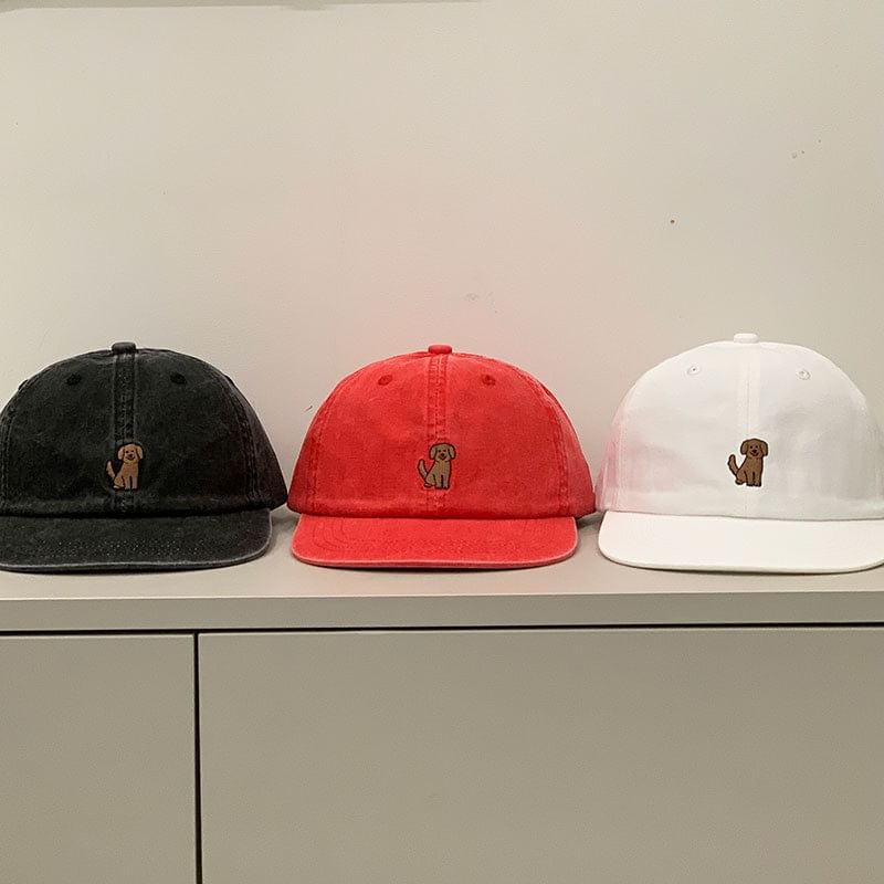 Dog Embroidered Cap