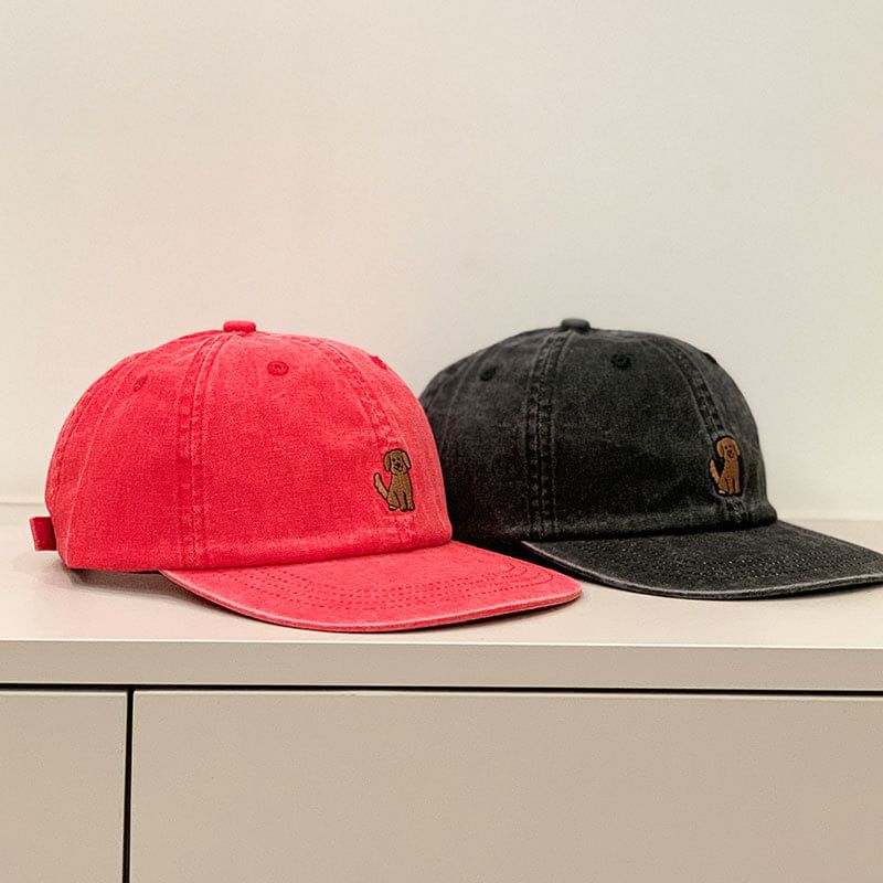Dog Embroidered Cap