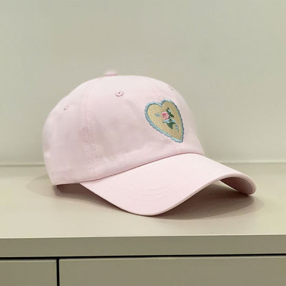 Floral Cap Embroidered