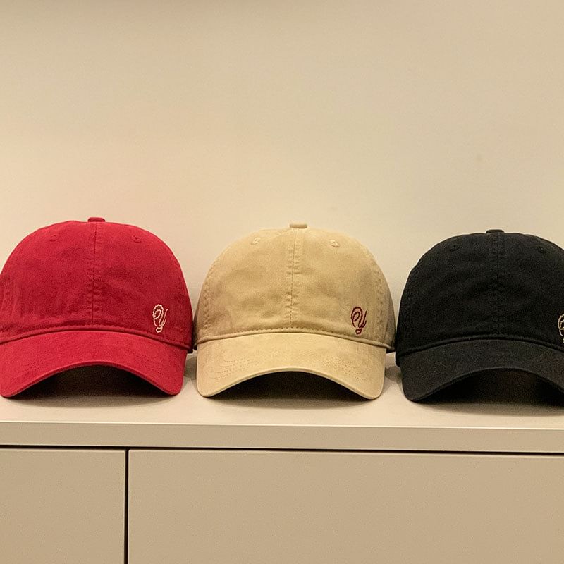 Embroidered Letter Cap