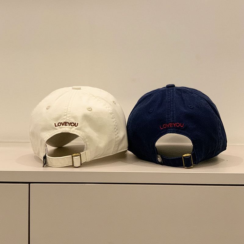 Embroidered Letter Cap