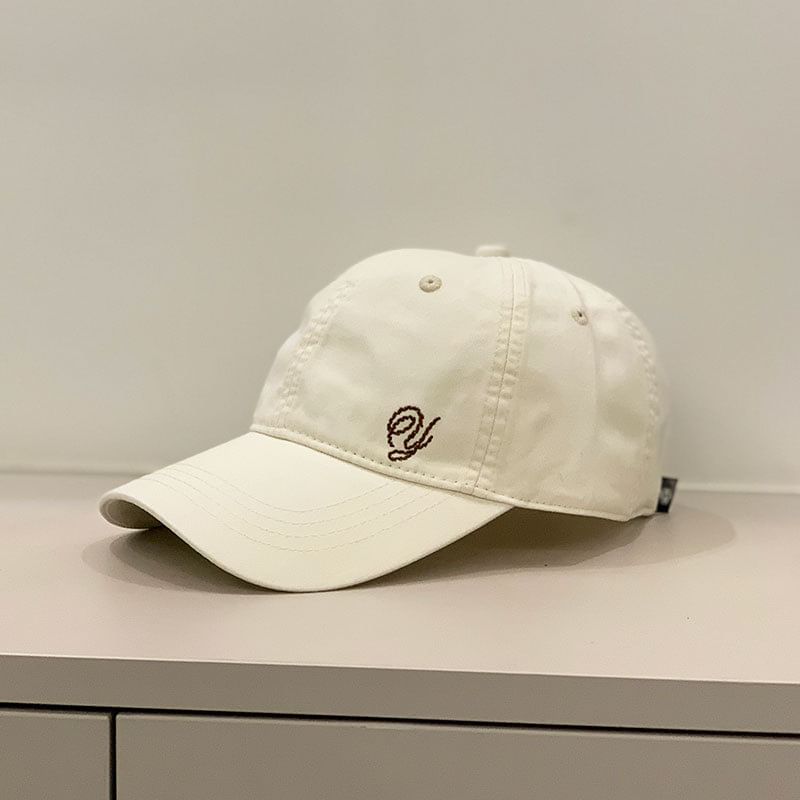 Embroidered Letter Cap