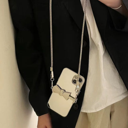 Phone Mirrored Set Strap / Lanyard On Case Clip