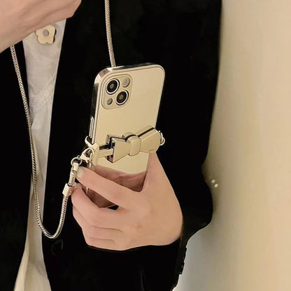 Phone Mirrored Set Strap / Lanyard On Case Clip