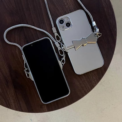 Phone Mirrored Set Strap / Lanyard On Case Clip