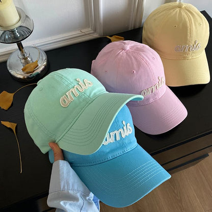 Lettering Cap Baseball Applique