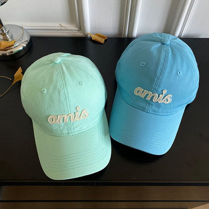 Lettering Cap Baseball Applique