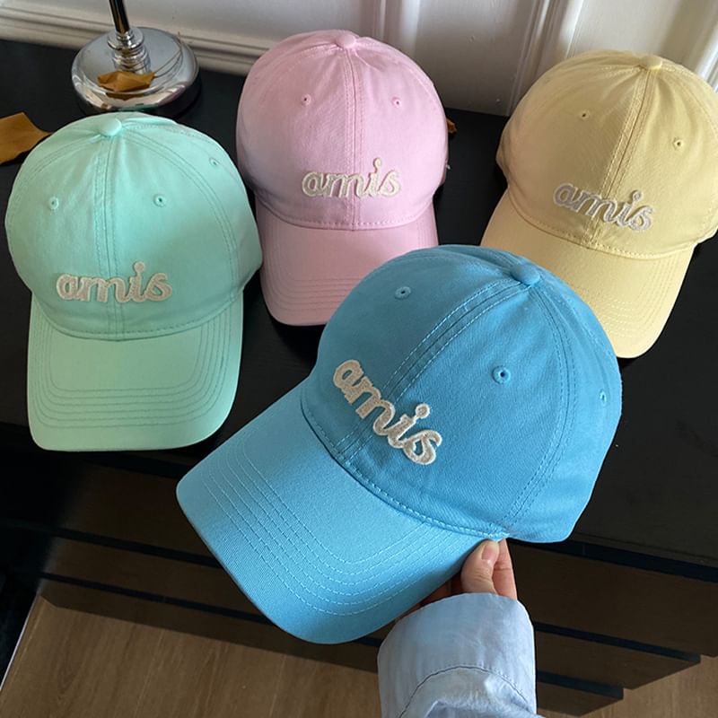 Lettering Cap Baseball Applique