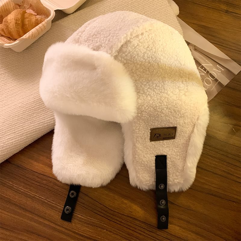 Trapper Fleece Hat Plain