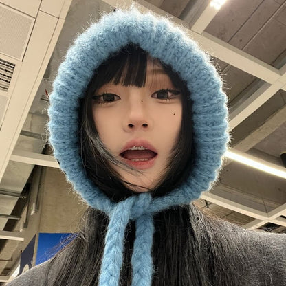 Plain Hat Bonnet Knit