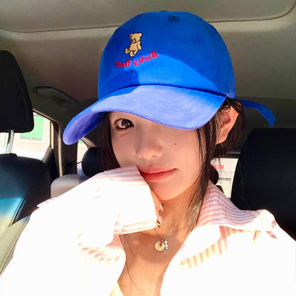 Cap Bear Baseball Embroidered