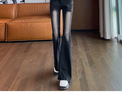 Washed Rise Designs) (Various Jeans High Flared