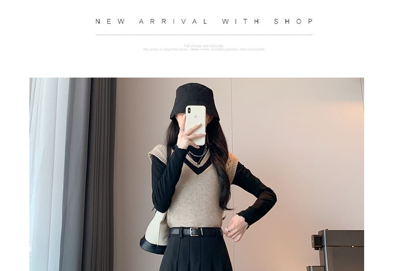 Skirt High Midi Pleated Waist Accordion Plain A-Line