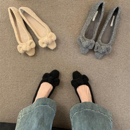 Flats Bow Toe Square