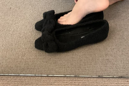 Flats Bow Toe Square